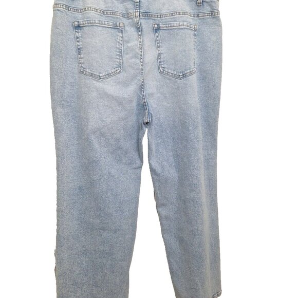 NOBO Jeans Women's High Rise Jeans Plus Size 20W Light Blue - Picture 7 of 11